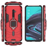 OPPO Reno 2 /10X Zoom / Reno Z Cases Armor Magnetic Back Cover Ring Bracket Hard Cases Shockproof