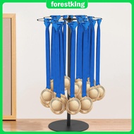 Rotatable Medal Hangers Display Tabletop Medal Holder Rack Metal Medal Display Holder about 45 Medal