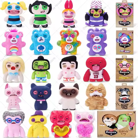 Original Fuggler Ugly Teeth Monster Plush Toys Fuggler The Powerpuff Girls Care Bears Love Fuggs Fug