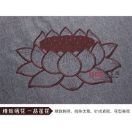 Thickened Meditation Cushion Worship Cushion for Home Use xyt Lotus Meditation Cushion Linen Prayer 