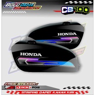 HONDA CB 100 VARIATION STRIPING / HONDA CB 100 MOTORCYCLE STICKER LIST