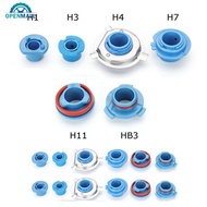 OPENMALL 2Pcs LED Headlight Bulb Base Adapter Socket Retainer H1/H3/H4/H7/H11/HB3 J7L2