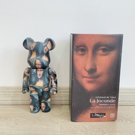 1000% bearbrick violent bear building block bear Da Vinci Mona Lisa joint exclusive doll 400%