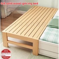 Side Bed Widening Splicing Extension Bed External Expansion Board Solid Wood Bed Pine Wood Bed