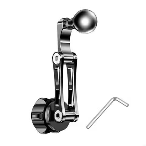 17mm Ball Head Extension Rod Aluminum for Car Air Vent & Live Stream Stands