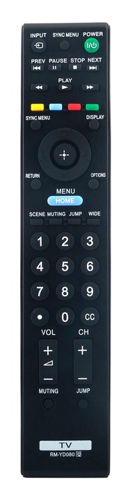 RM-YD080 Replaced Remote fit for Sony TV KDL-40BX450 KDL-46BX450 KDL-22EX350 KDL-32EX340 KDL-40BX451