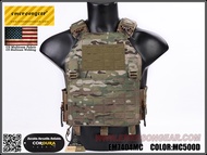 EMERSONGEAR 500D Cordura LVAC แผ่นรองถือจู่โจม W อนุมัติอย่างรวดเร็วเสื้อกั๊กสายรัด Molle Gear EM740