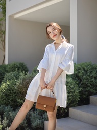 เดรส เชิ้ต Crepe Dress - Snow Ps Story