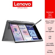 Lenovo Yoga 7 2-IN-1 14ILL10(83JQ001TTA)Notebook Intel Ultra 7 258V 32GB SSD 1TB 14" OLED Pen & Touc