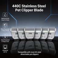 7FW 3.2mm A5 Pet Clipper Blade 440C Stainless Steel Grooming Pisau Cukur