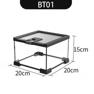 Reptile Feeding Box Reptile Tank Glass Breeding Box Rainforest Climbing Pet Tortoise Gecko Ecologica