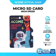 ACOME Micro SD Card 8GB/16GB/32GB/64GB High Speed Up To 90MB/S Class 10 Memory Card All devices