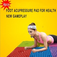 WGB4pcs Acupressure Reflexology Acupuncture Mat Shiatsu Korean Style Foot Massage Pad