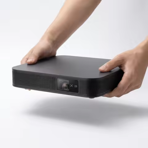 Android 13.0 Mini Video Projector with WiFi 4K Resolution Built-In Speakers DLP Lens for Streaming M