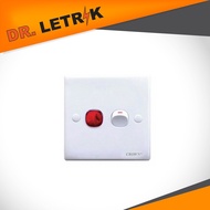 Crown CA 20A Water Heater / Air Cond Switch Outlet with SIRIM