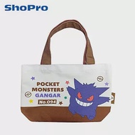 【日本正版授權】寶可夢 帆布手提袋 便當袋/午餐袋 神奇寶貝 - 耿鬼