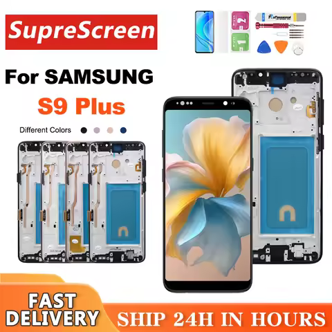 tft S9+ Screen for Samsung S9 Plus G965F Lcd Display Digital Touch Screen Digitizer for Samsung S9 G