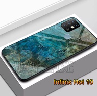 Softcase Glass Infinix Hot 10 | Case HP Infinix Hot 10 | Case Infinix | Kesing HP Infinix Hot 10 | C