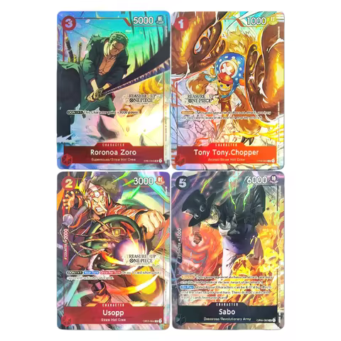Diy Treasure Cup One Piece Card Game Zoro Usopp Tony Chopper Sabo St01-013 Op01-004 St01-006 English