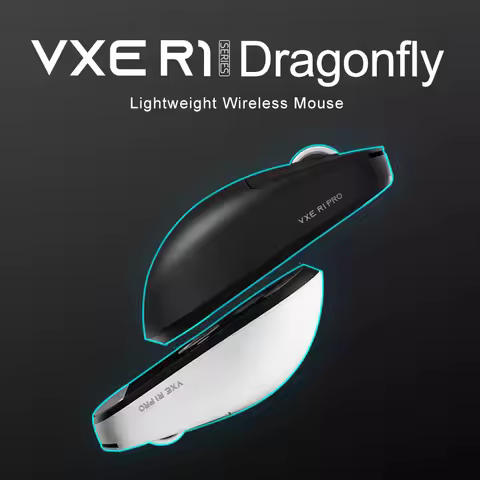 ATK VXE R1 Pro MAX Dragonfly R1 Bluetooth Gaming Mouse PAW3395 2.4G Wireless E-sports Mice Rechargea
