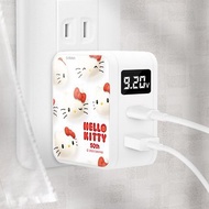 GARMMA Hello Kitty Type-C &amp; USB PD雙孔造型充電器 50週年