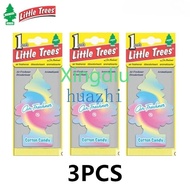 XD  3Pcs Car Air Freshener American Little Tree Air Freshener Car Aromatherapy Personality Pendant C