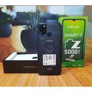 second infinix smart 5 ram 2/32 fullset normal