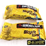 Swallow Long Dop Bicycle Inner Tube 20 X 1.75 1.95 2.125 AV 48 mm