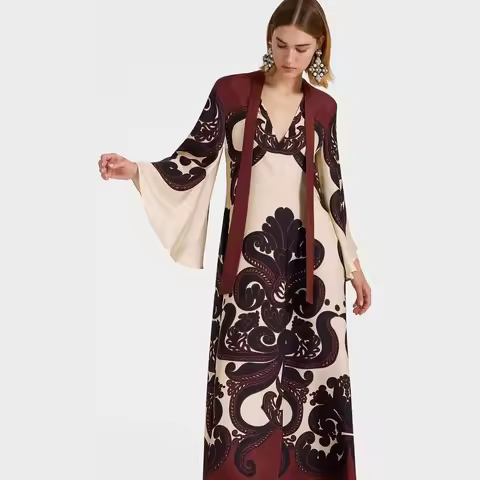 2025 Ethnic Style Dress Europe and America