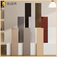 SUER Skirting Line, Living Room Wood Grain Floor Tile Sticker, Home Decor Waterproof Self Adhesive Windowsill Waist Line