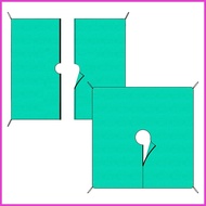 Landscape Pruning Tarp Landscape Cloth Heavy Duty Waterproof Barrier Mats 79 X 79 Inches GrassContro