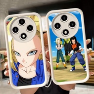 Soft Casing for Xiaomi Redmi 14C poco C61 C75 A3 A3X X3 NFC X7 Pro 5G White Q71 Dragon Ball