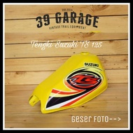 SUZUKI Classic trail tank model TS 125 vintage trail tank old school trail TS trail TSSUZUKI old tra