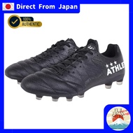 Athleta Soccer Spike for Natural Grass, Artificial Turf, and Dirt - Soccer Shoes O-Rei H5 10020 BLK 