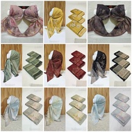 (CODE C1 - C50) VOAL MOTIF HIJAB SIZE 110X110