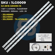 LG 32 Inch TV Backlight 32LH500D 32LJ550D-TA.ATIGLJD 32LV300C GJ-2K16 GEMINI-315 7K