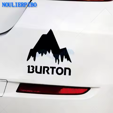 Personalized Burton Mountain Car Sticker Snowboard Decals Funny Car Window Bumper Vinyl Sticker Car 