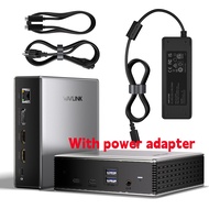 PD3.1 Triple Display USB C Docking Station with 140W Power Triple Display Dock with 4K/144hz Display