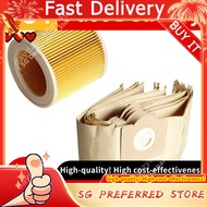5X Dust Bag 1X Filter for KARCHER WD3 Premium WD 3,300 M WD 3,200 WD3.500 P 6,959-130 Vacuum Cleaner