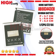 Baterai Battery HighQuality Samsung U700 U708 F539 G800 G808 AB603443CU