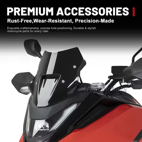 For Honda NC750X 2025+ Motorcycle Windscreen Front Windshield Baffle Air Wind Deflectors Viser VIsor