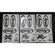 STICKER STICKER SET ARAI STICKER AND ARAI SPOILER/STICKER HELMET ARAI