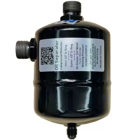 Automobile Oil separator is special design for transport refrigeration to protect swash/wobble compr