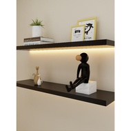 [48H Shipping] Luminous Shelf with Lights Wall-mounted Storage Rack One-word Partition Wall Surface 