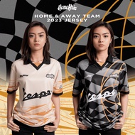 Homebois Vespa 2023 Home & Away Jersey Baju Homebois Jersi Perempuan Lelaki Berkolar Murah Lengan Pe