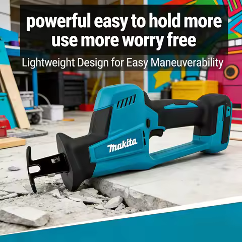 Makita DJR189Z 18V Cordless Reciprocating Saw - Brushless Rechargeable Electric Saber Saw Power Tool