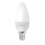 SINCELIGHT B35E14 LED Candle Light Bulb (  5 Watt/ 500 Lumens / 50W Equivalent / Non-Dimmable / SES 