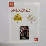 拍照發貨 NS SWITCH NBA 2K22 VC幣 MT幣 儲物櫃碼 2000VC+2000MT