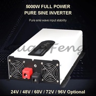 Pure Sine Wave Inverter 6600W 10000W Solar Inverter Portable Power Bank DC12V 24V 48V 60V 72V 96V To