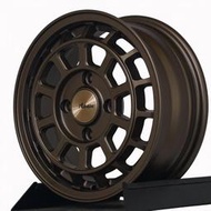 【台灣輪胎王】Advanti 雅泛迪《 ADV-54 》14吋 4X100/114.3、5X114.3 5.5J平光古銅